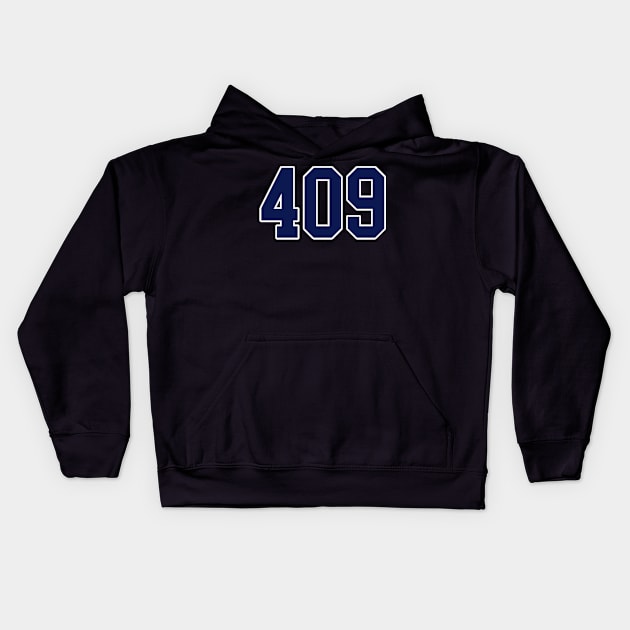 Navy 409 Kids Hoodie by lolosenese